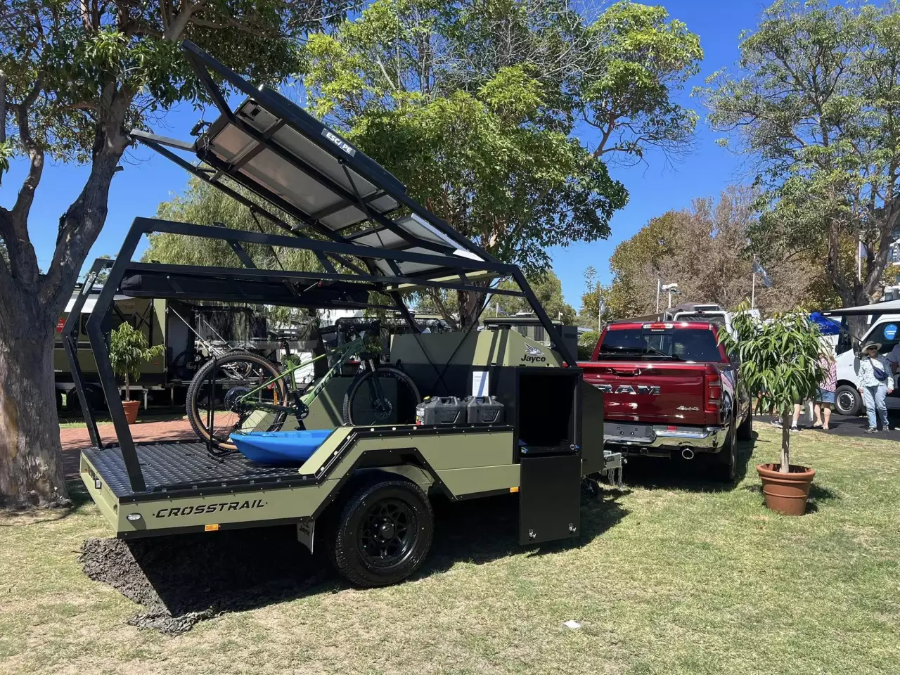 The Jayco Crosstrail shows what it can do at an RV show