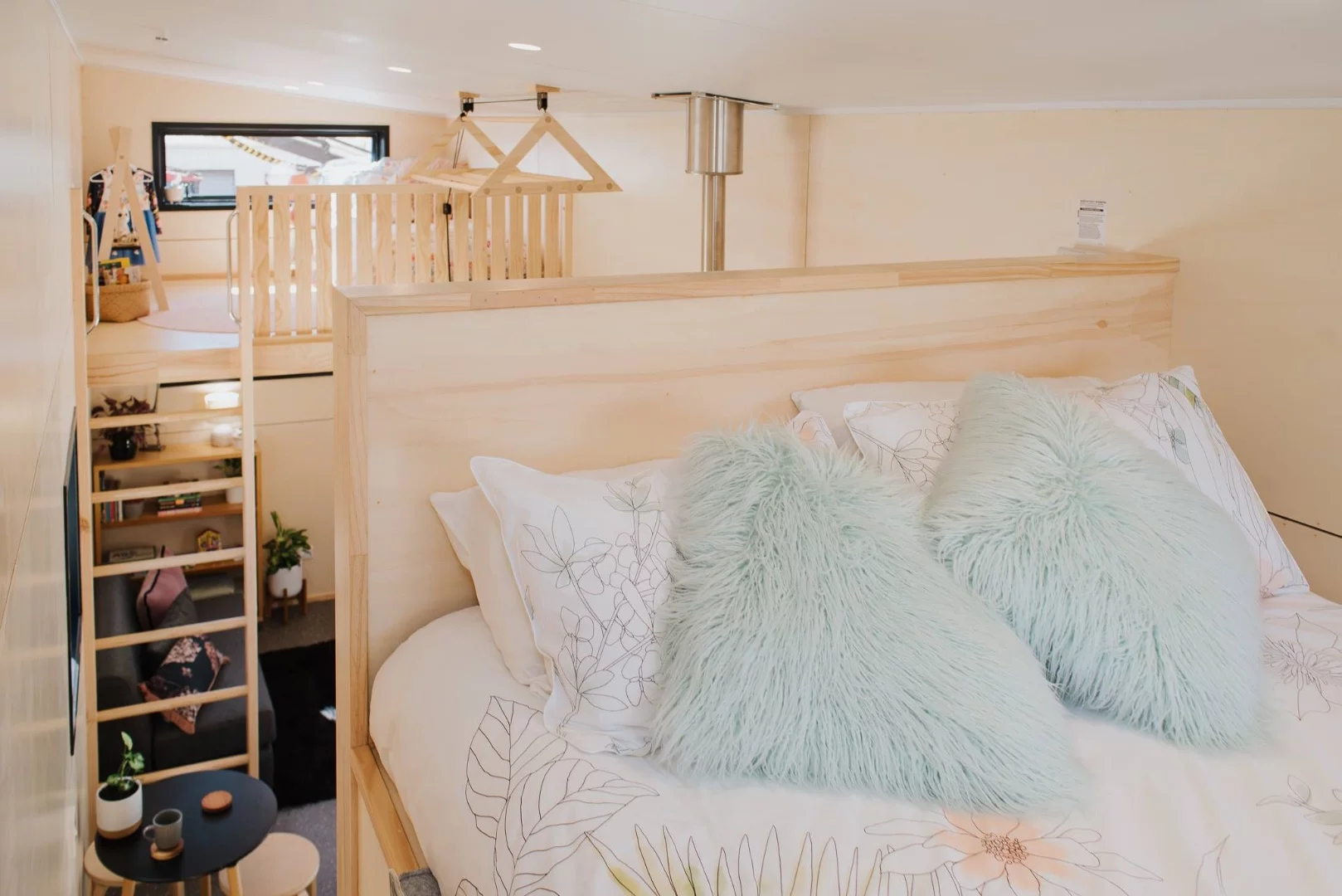 La Sombra Tiny House includes two bedrooms