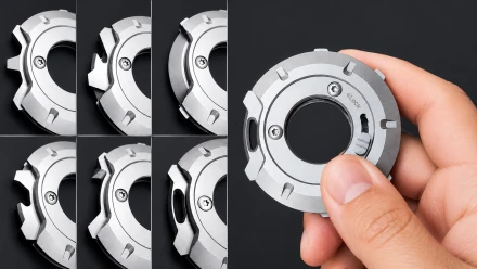Tiny rotational EDC disc puts a full spin on multitool deployment