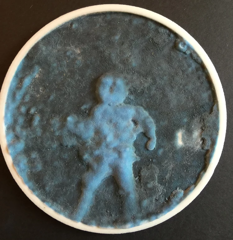 3D printout of cymascope-generated image