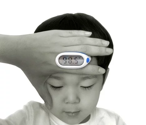 Lunar Baby Thermometer is a non-invasive solution to taking a child's temperature
