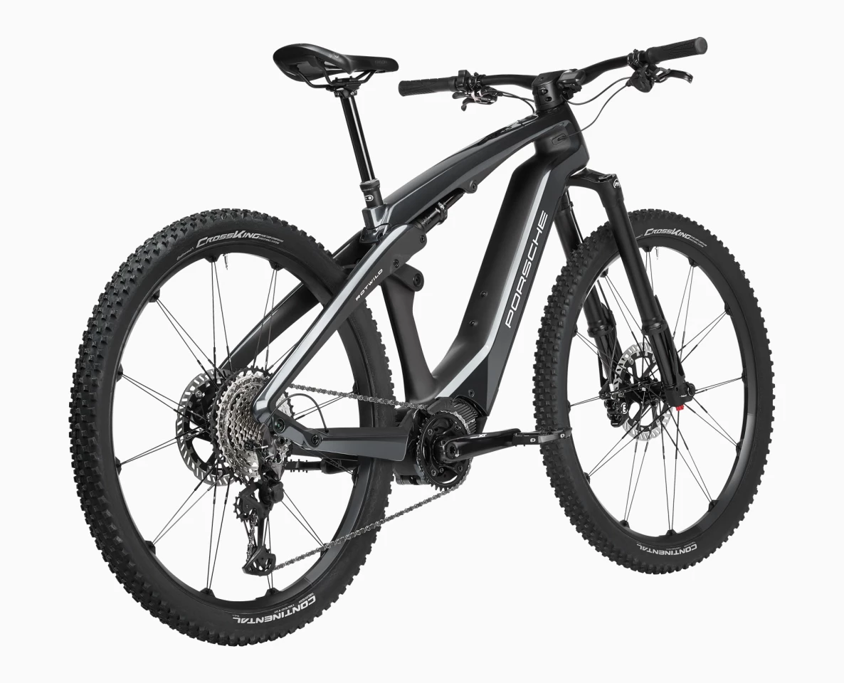 The cheaper eBike Cross gets a mechanical shifter, smaller battery, and no fancy integrated cockpit handlebar or LED lighting – but it does get a nice dropper seat post