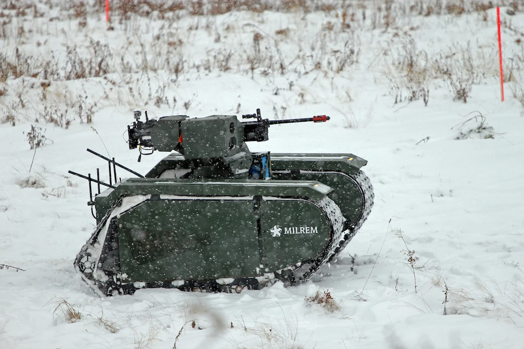 Milrem and ST Kinetics have conducted the first live fire tests of their weaponized UGV, the THeMIS ADDER