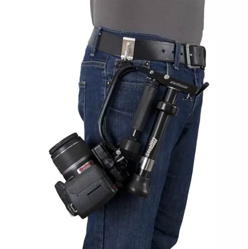 The Stealthy folds up and hangs from a hip hook when not in use