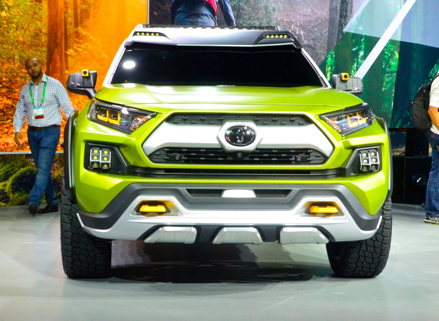 The FT-AC has front and rear skid plates to protect against rough ground