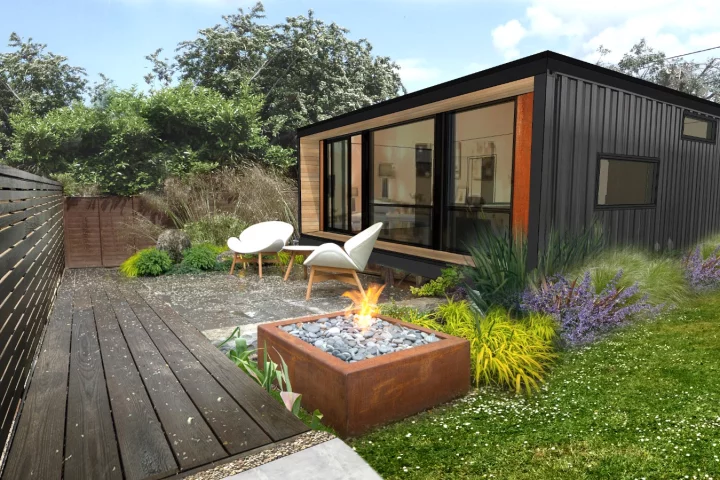 Honomobo says its homes are flexible and can be situated either on the ground or atop an existing structure like a garage