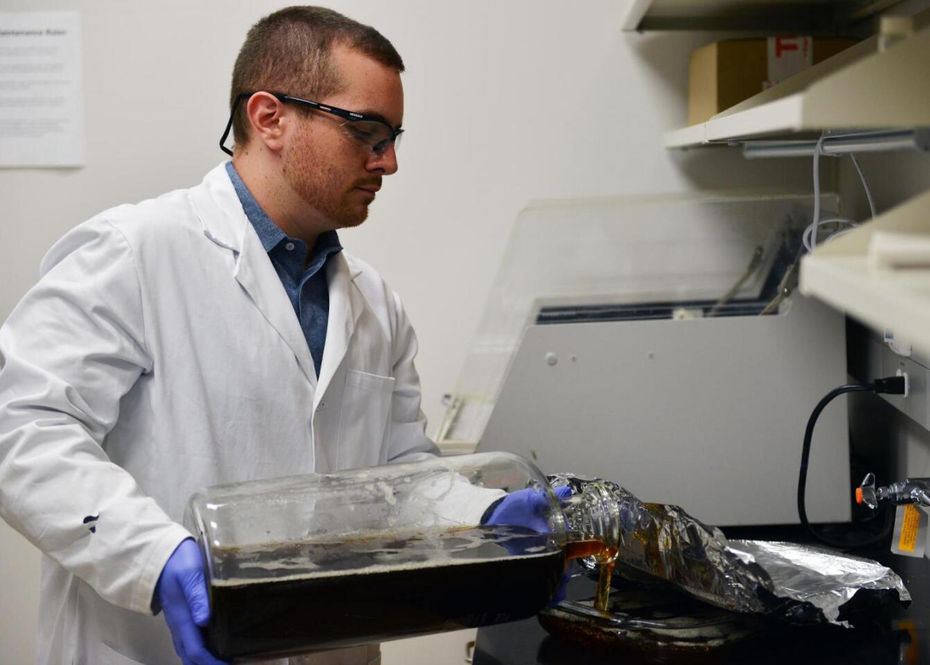 The transparent aerogel is made using a beer by-product known as beer wort