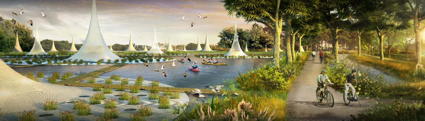 A reservoir of Shma's re-imagined Ayutthaya