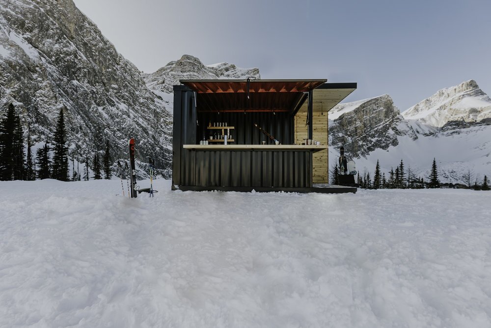 The Honomobar is based on a recycled shipping container