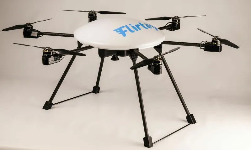 With an office on campus at Reno and access to the university's indoor flight test facilities, Sweeney will set about developing the technology behind Flirtey's drones in preparation for when (and if) the market opens up
