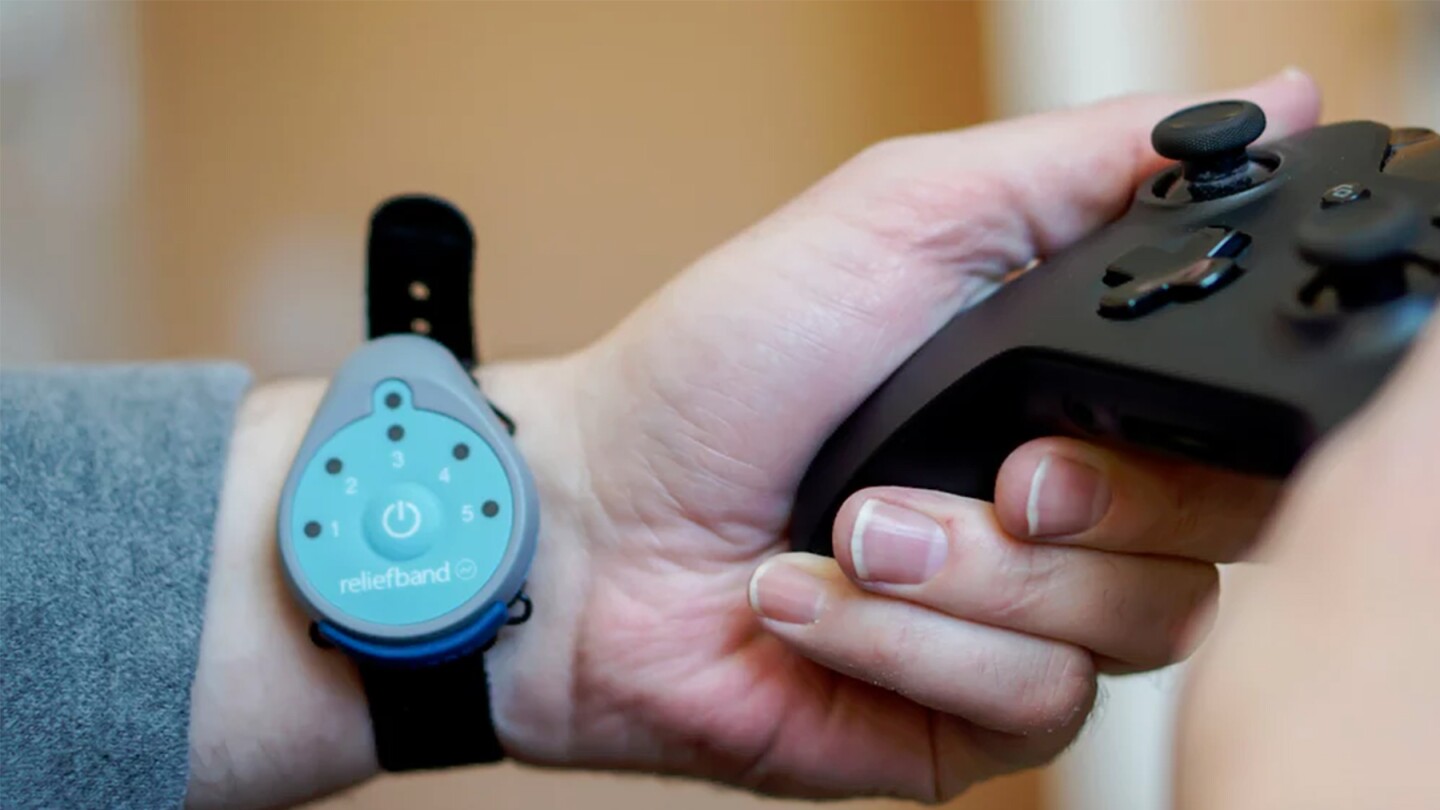 Accessories like the Reliefband can quell VR nausea, but a more user-friendly display is necessary in the long term