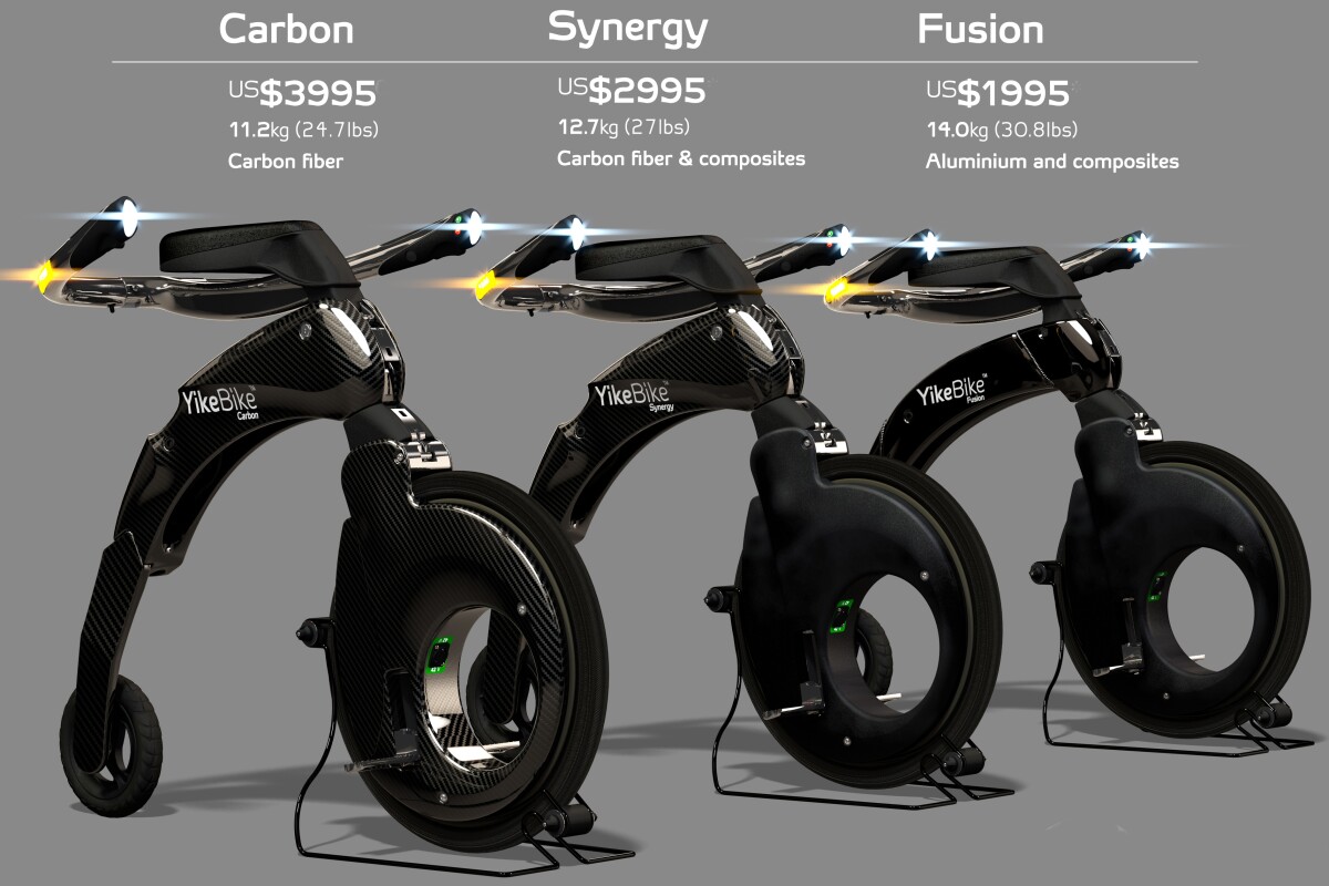 The range of Yikebikes now ranges from US$2000 to US$4000