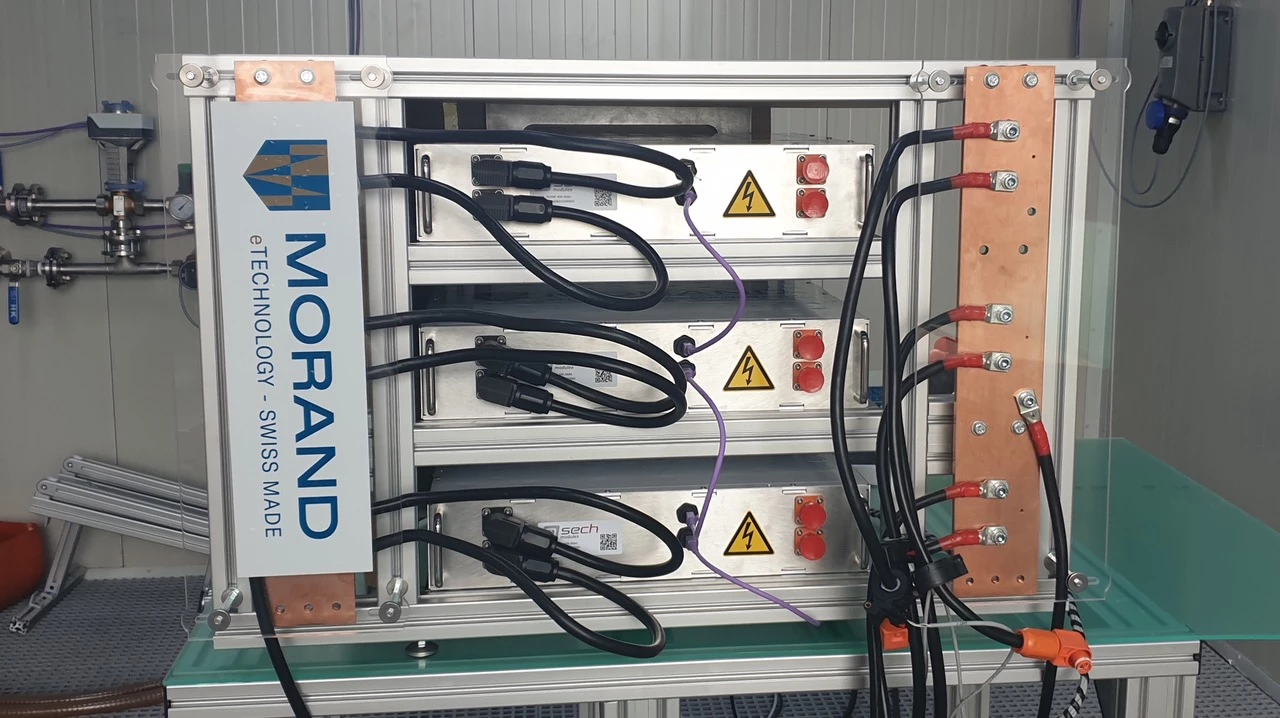 Morand says a 7.2-kWh eTechnology pack has been tested to charge to 80 percent in just over a minute