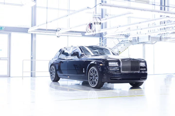The last Rolls-Royce Phantom VII to roll off the production line