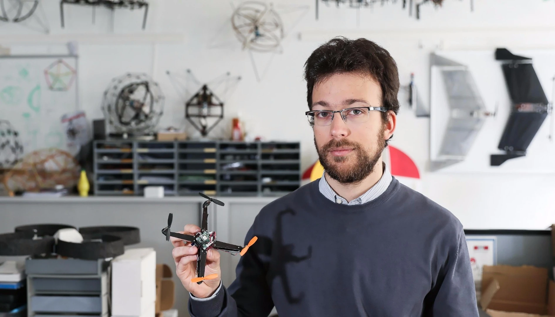 The researchers say that the drone could one day be used in disaster zones