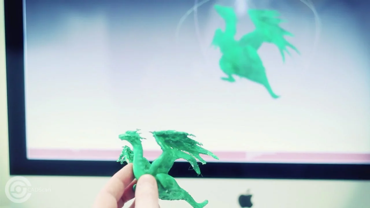 The object data is full color and accurate to within 0.2 mm