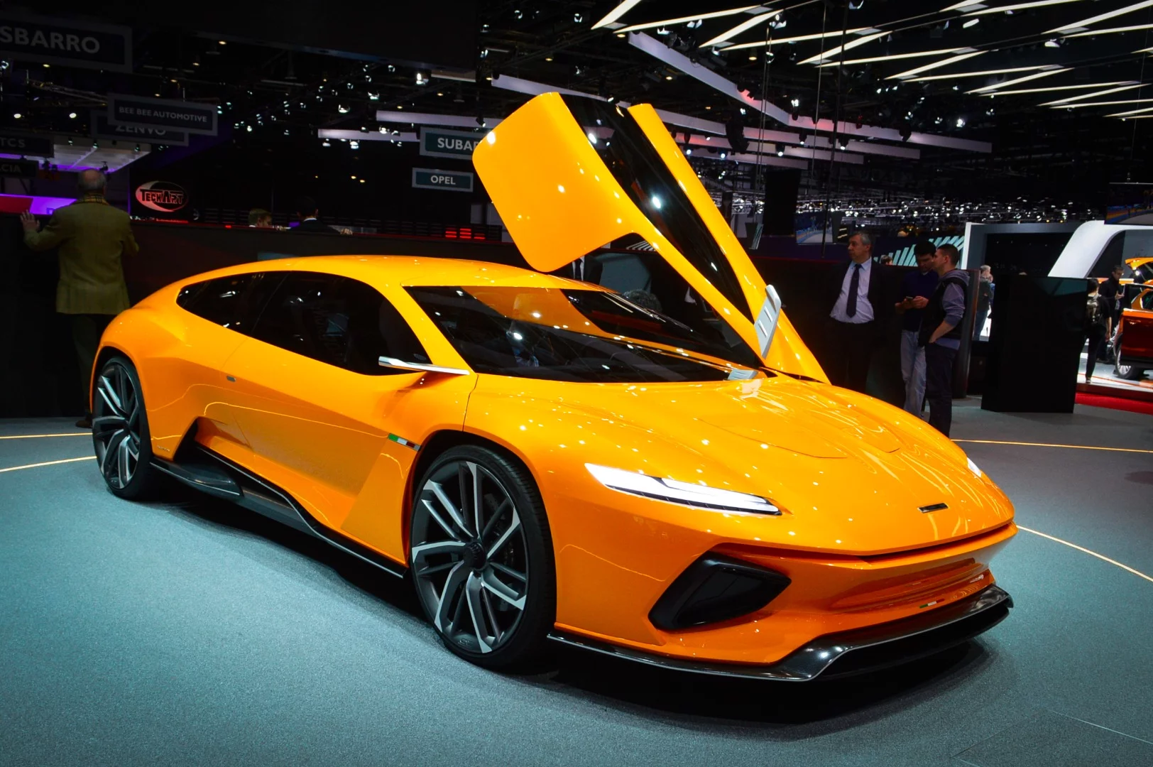 The GTZero has a 483-hp (360-kW) three-motor electric powertrain with a listed 311 miles (500 km) of range