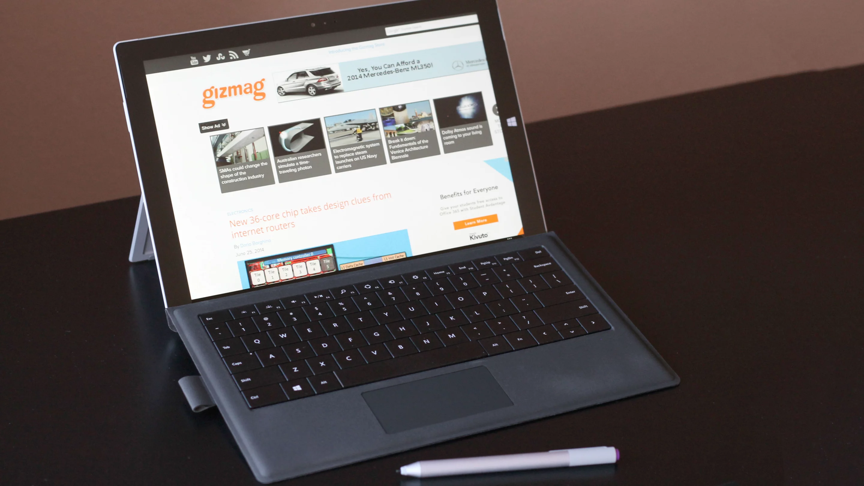 Surface Pro 3 in laptop mode