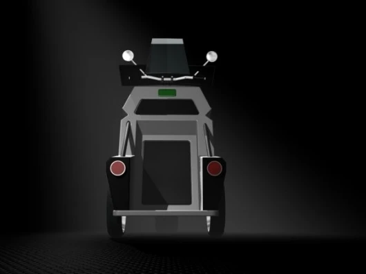 Xtremegreen's three-wheeled Police Mobility Vehicle
