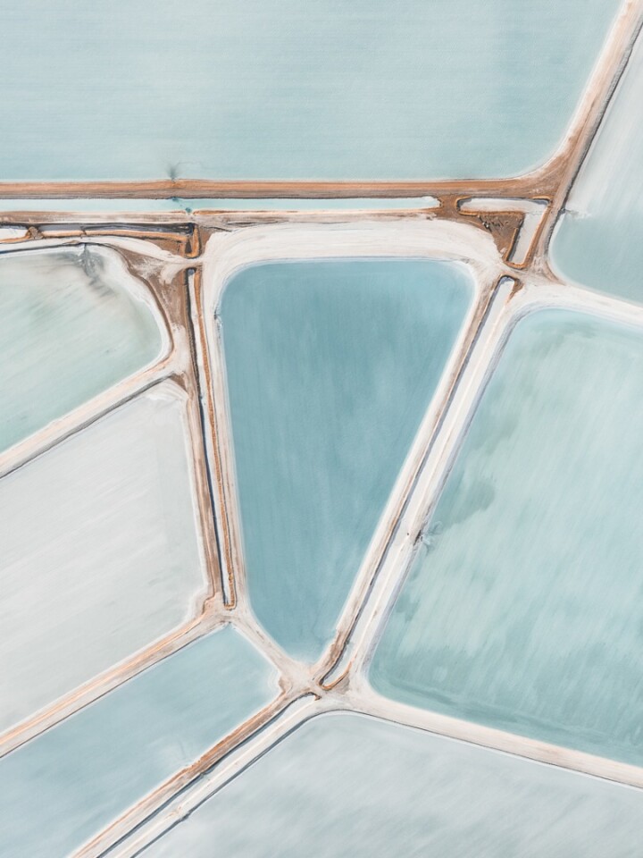 From Tom Hegen's latest Salt Series, looking at a salt production site in Western Australia