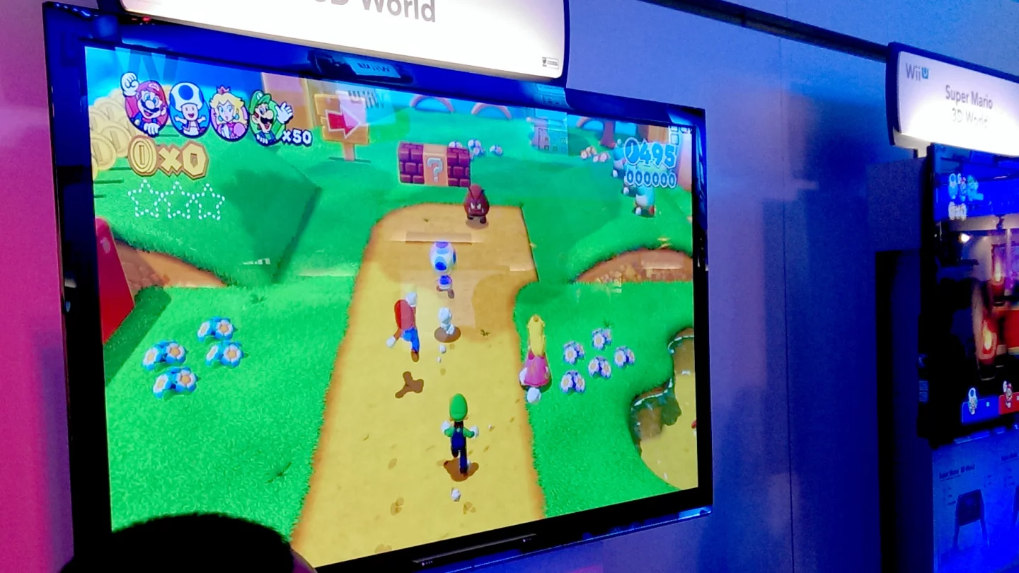 We played two levels during our brief hands-on with Nintendo