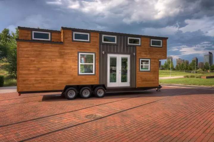 The Freedom tiny house recently sold for US$57,000, fully-furnished