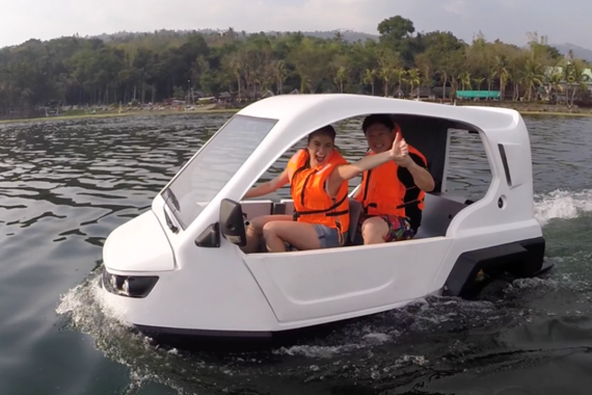 The Salamander is designed to be at home on the road and the water