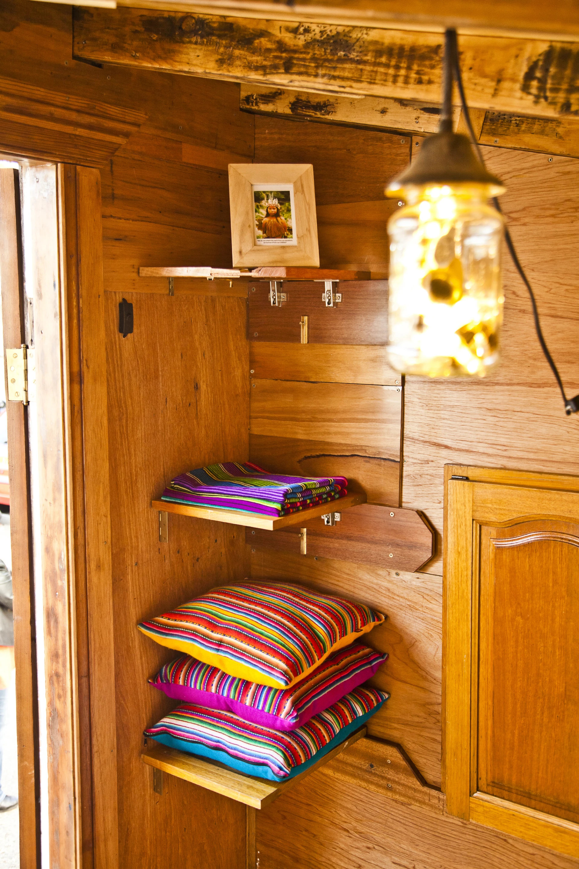 There's no toilet or kitchen, but The Tiny does have a solar-powered electrical system (Photo: Alicia Fox Photography)