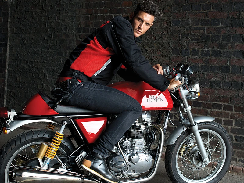 Royal Enfield's Continental GT: sells with a range of clothing and accessories.