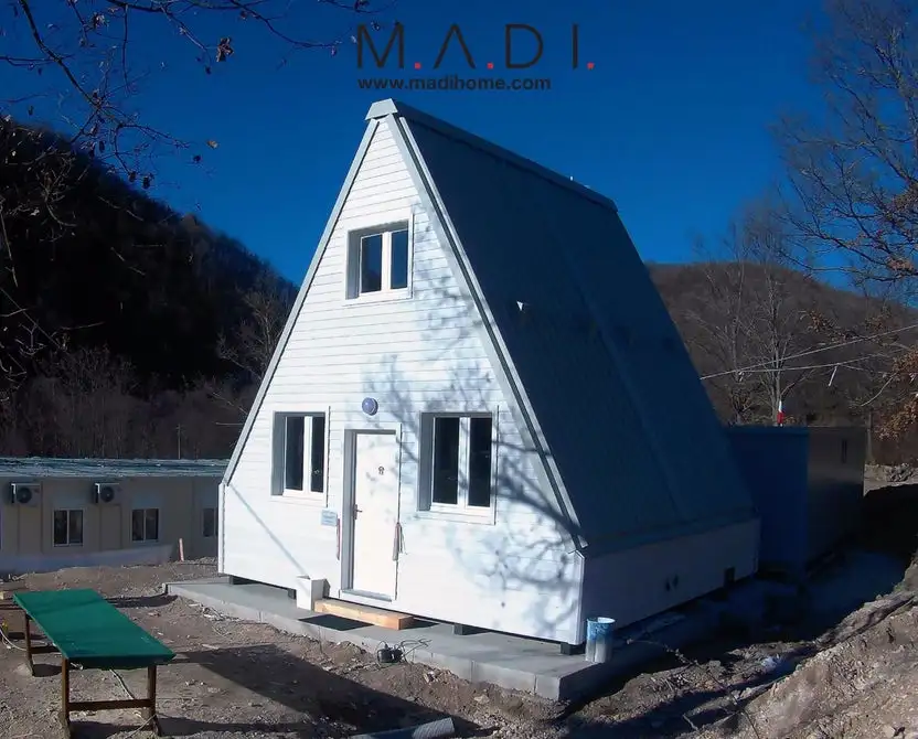 The M.A.Di home is an economic flat-packed housing solution that is not only sustainable but designed to last and withstand earthquakes