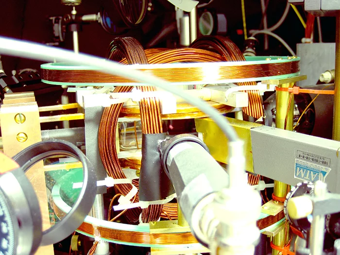 The vacuum chamber where the skyrmion, or quantum ball lightning, was created