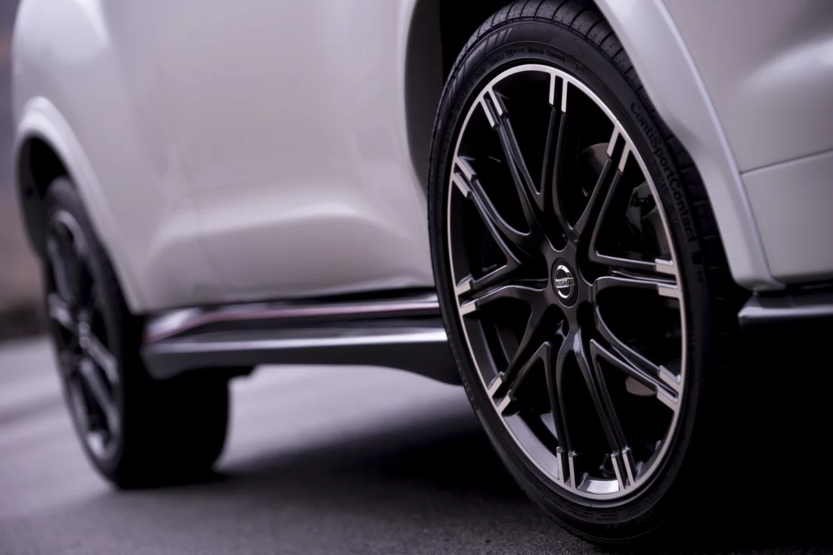 The 2013 JUKE NISMO's 18-inch wheels