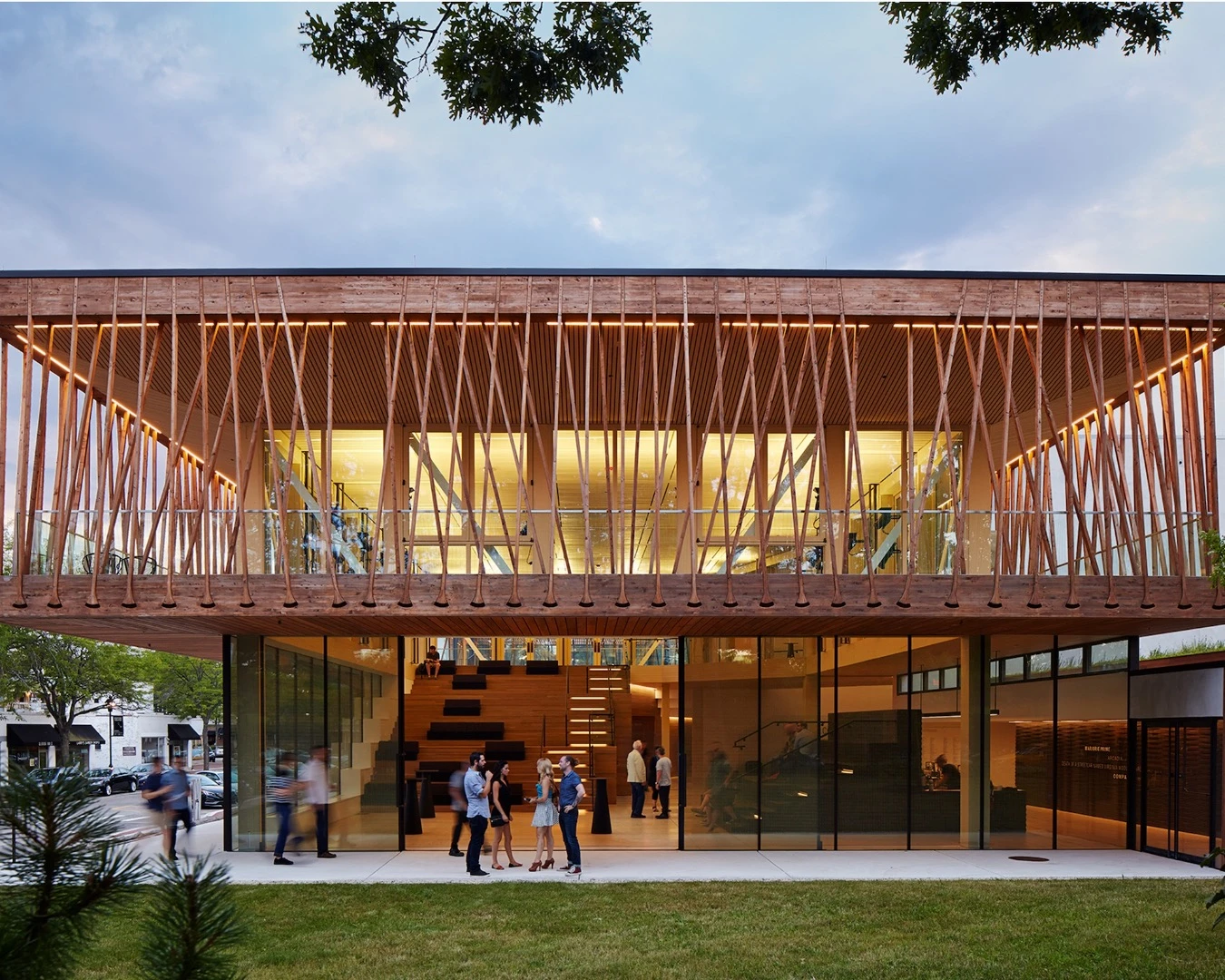 Studio Gang's Writers Theatre is designed to serve as a transparent cultural anchor that embraces its community