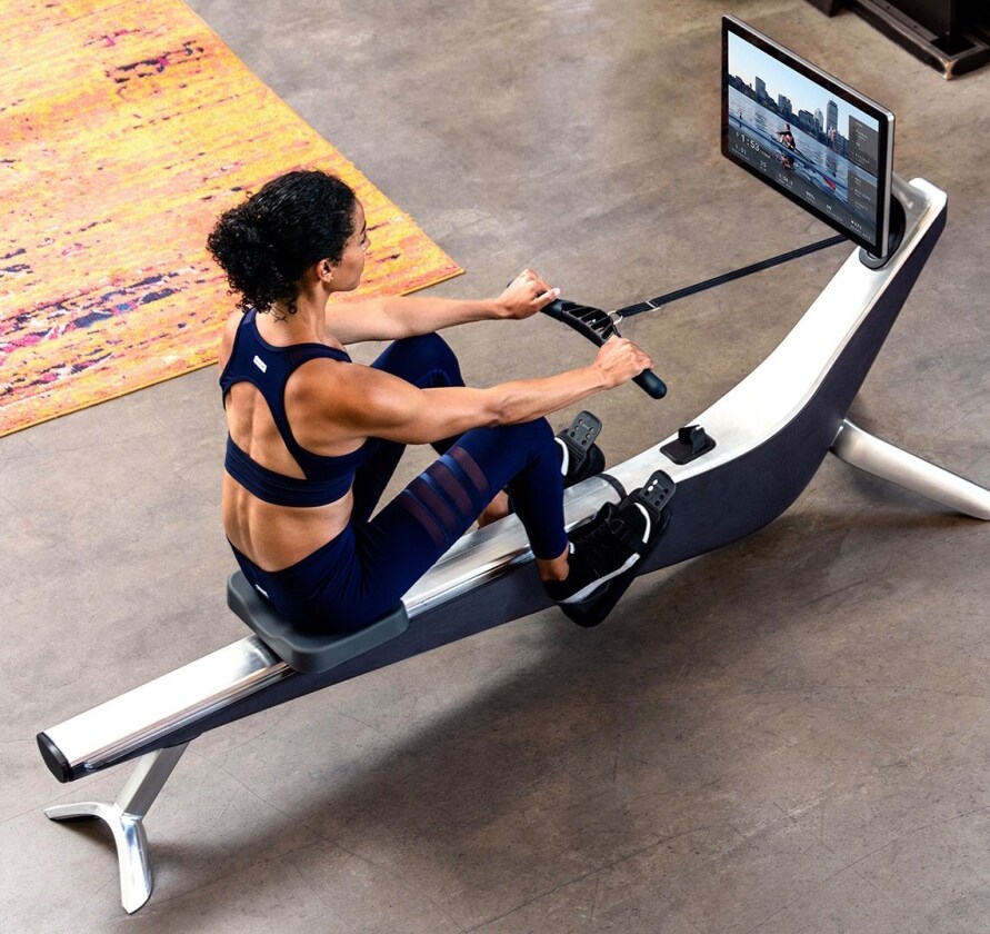Utilizing Hydrow's 22-inch 1080p touchscreen display, users can tune in to the training sessions right as they're happening on Massachusetts' Charles River or Intracoastal Waterway, or they can choose from a library of previously-recorded sessions at any time