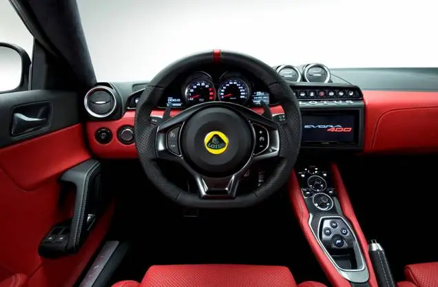 The office of the Lotus Evora 400