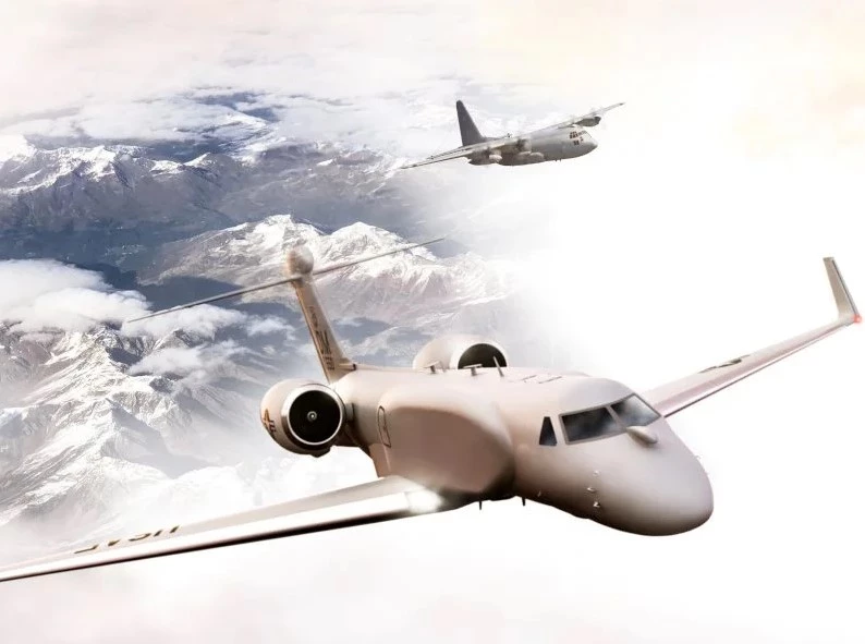 Artist's concept of the EX-37B (bottom) and its predecessor