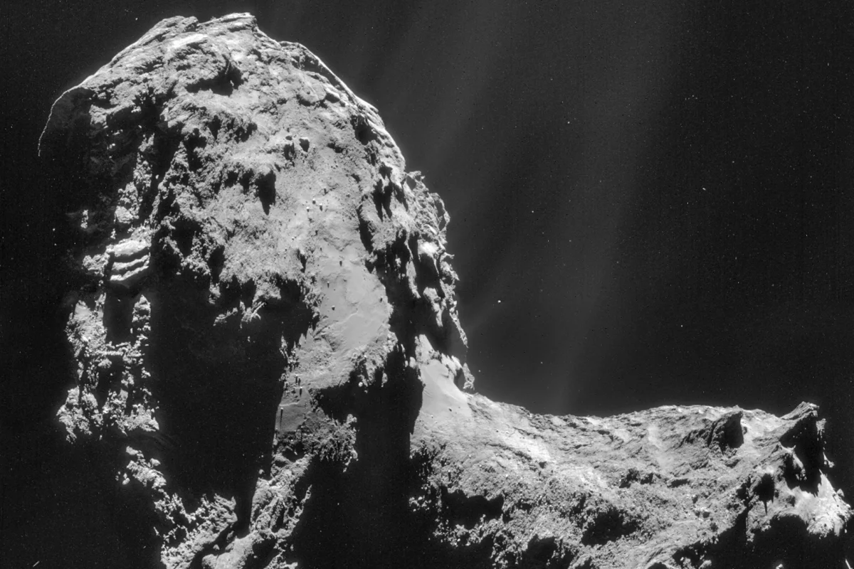The latest findings indicate that the Earth's water may not have come from comets (Image ESA/Rosetta/NAVCAM)