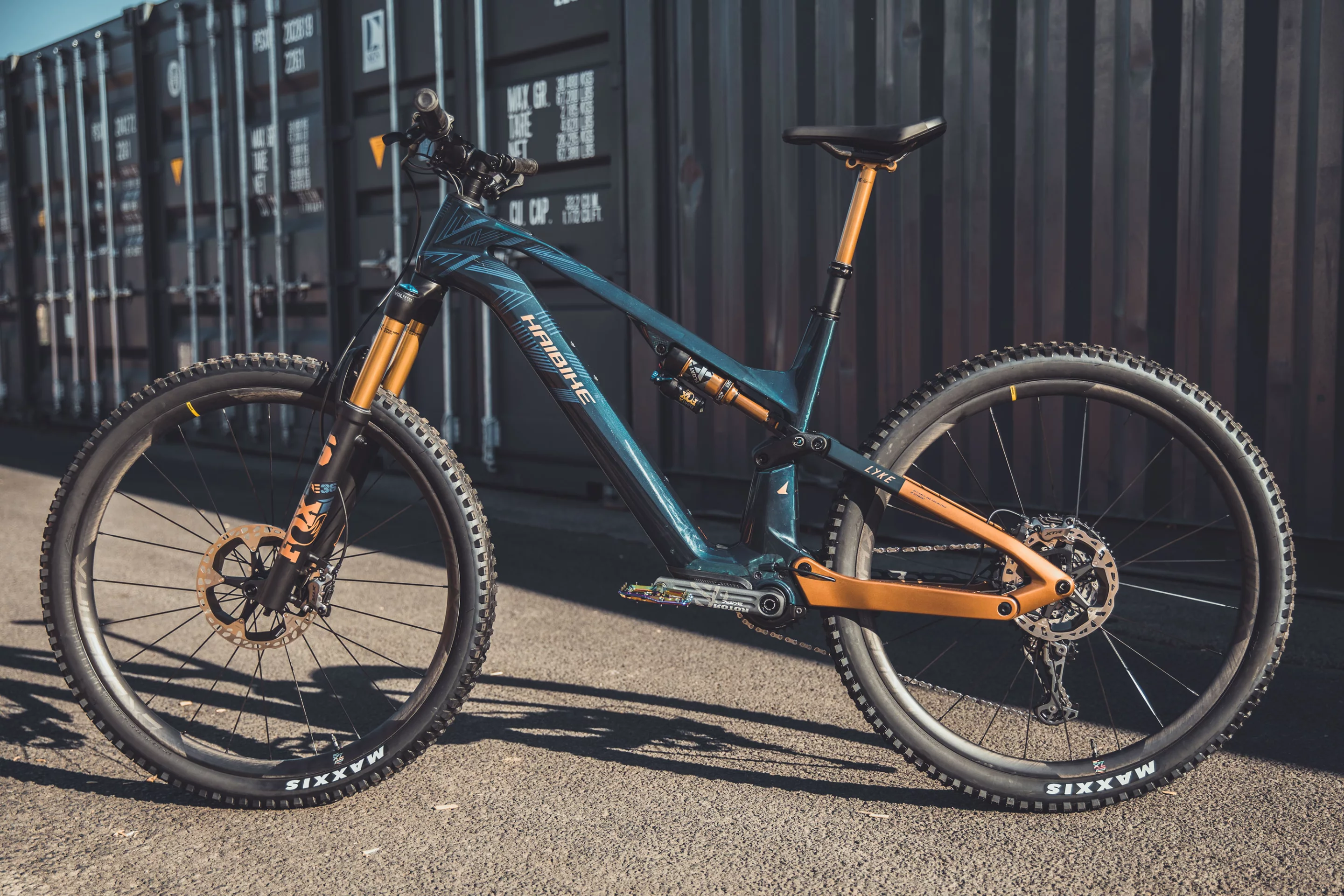 Whereas most full-suspension electric mountain bikes weigh about