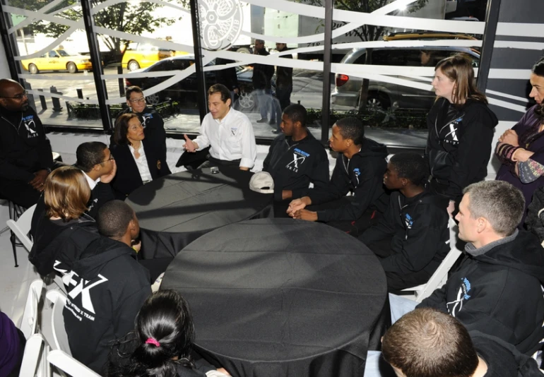 X Prize Foundation Chairman and CEO Dr Peter Diamandis and the West Philly Hybrid X (EVX) team discuss the competition and their two vehicles that have qualified to move ahead in the competition