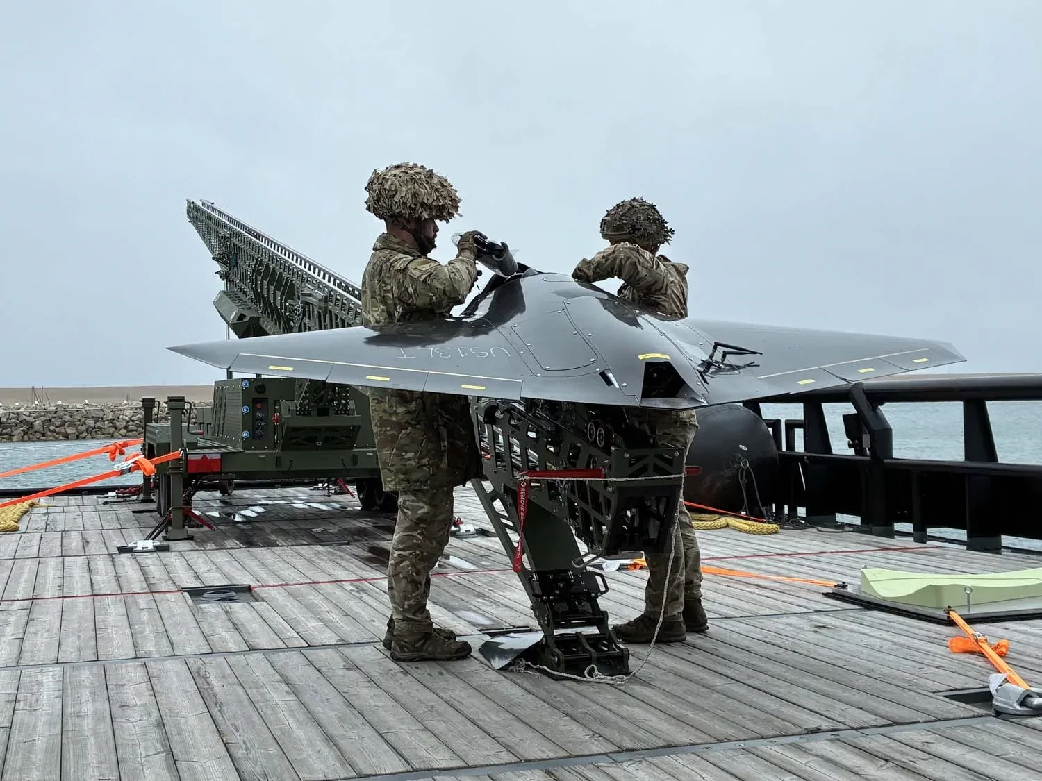 The catapult needs minimal crew