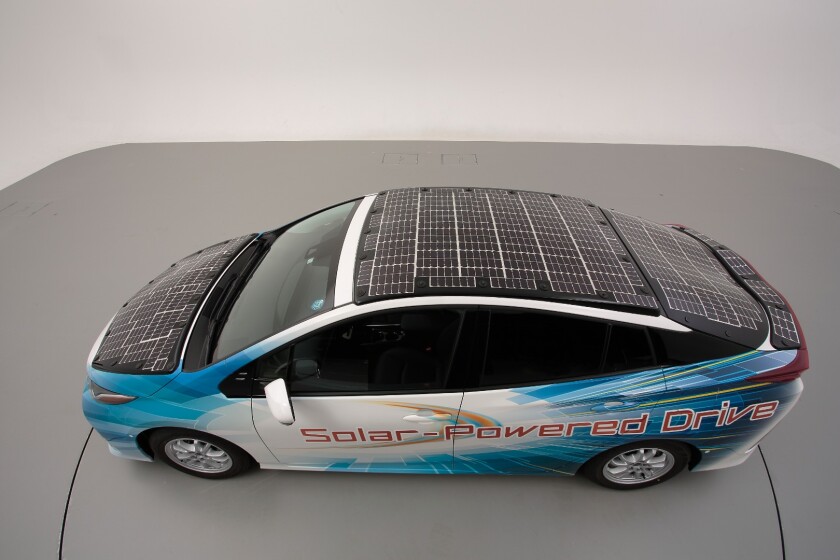 Toyota has also been exploring the potential of solar-powered cars for a little while now