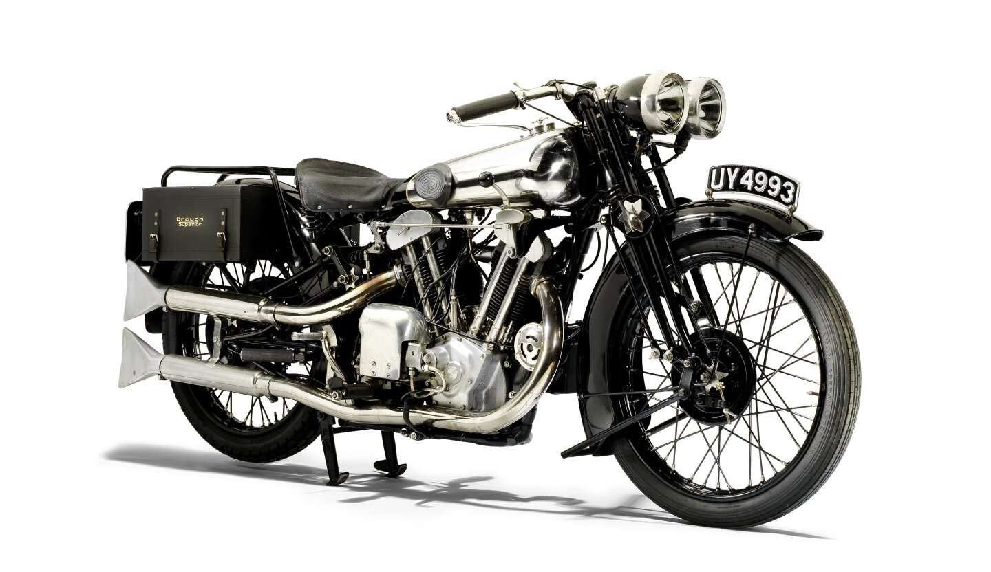 This Alpine Grand Sports Brough will most likely become one of the top ten most expensive motorcycles