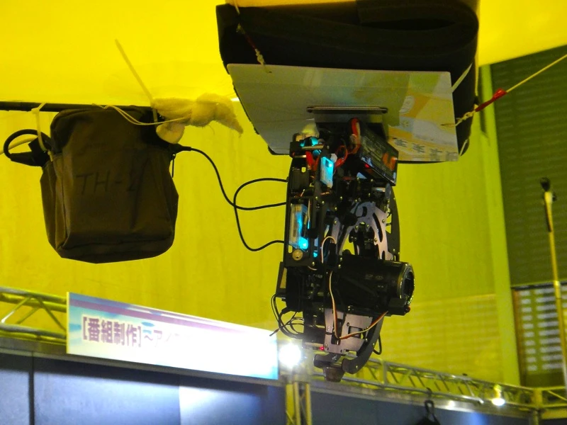 NHK's gyro-stabilized balloon camera rig