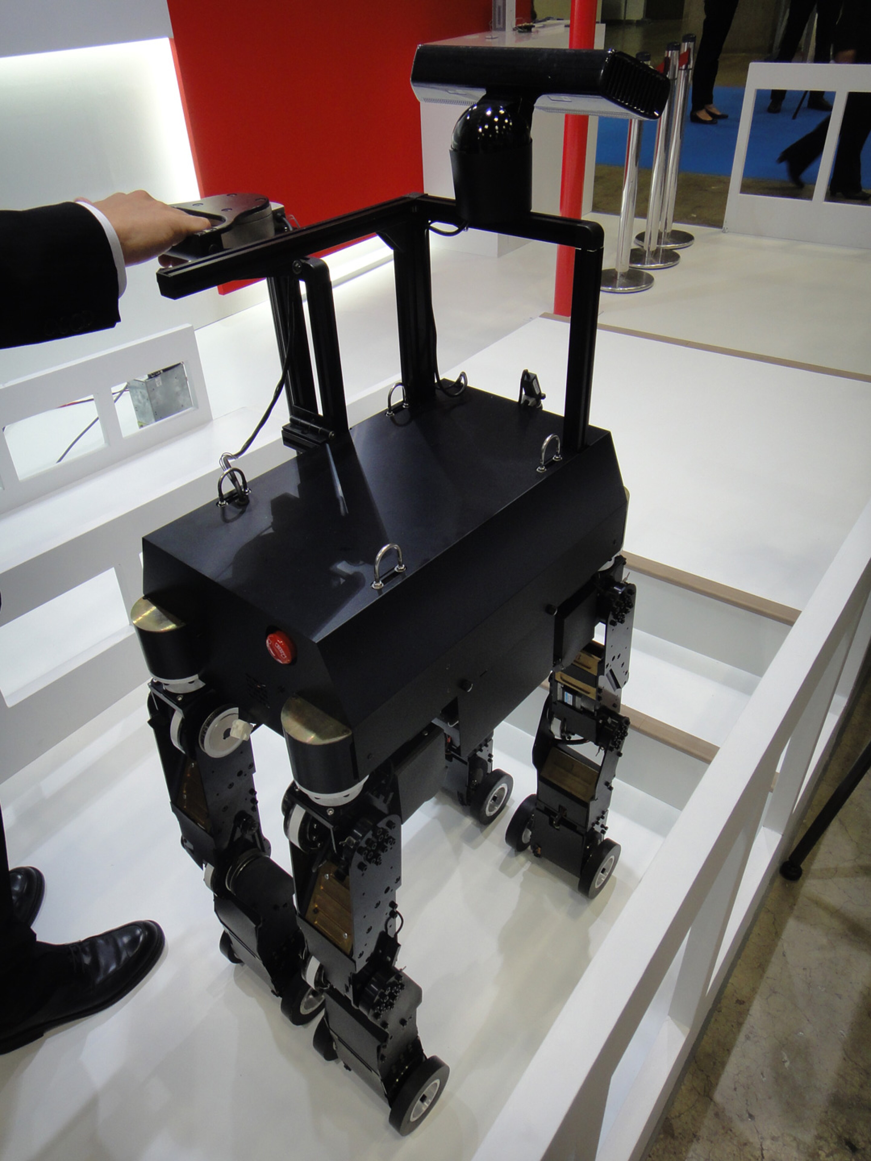NSK develops fourlegged robot "guide dog"