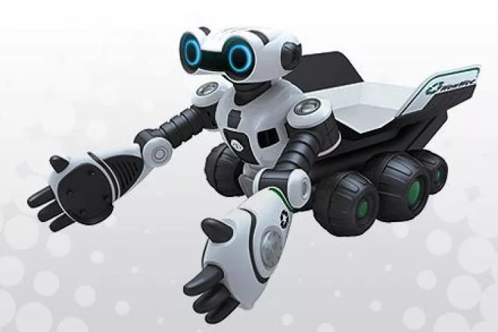 WowWee's object picking-and-toting Roboscoop robot
