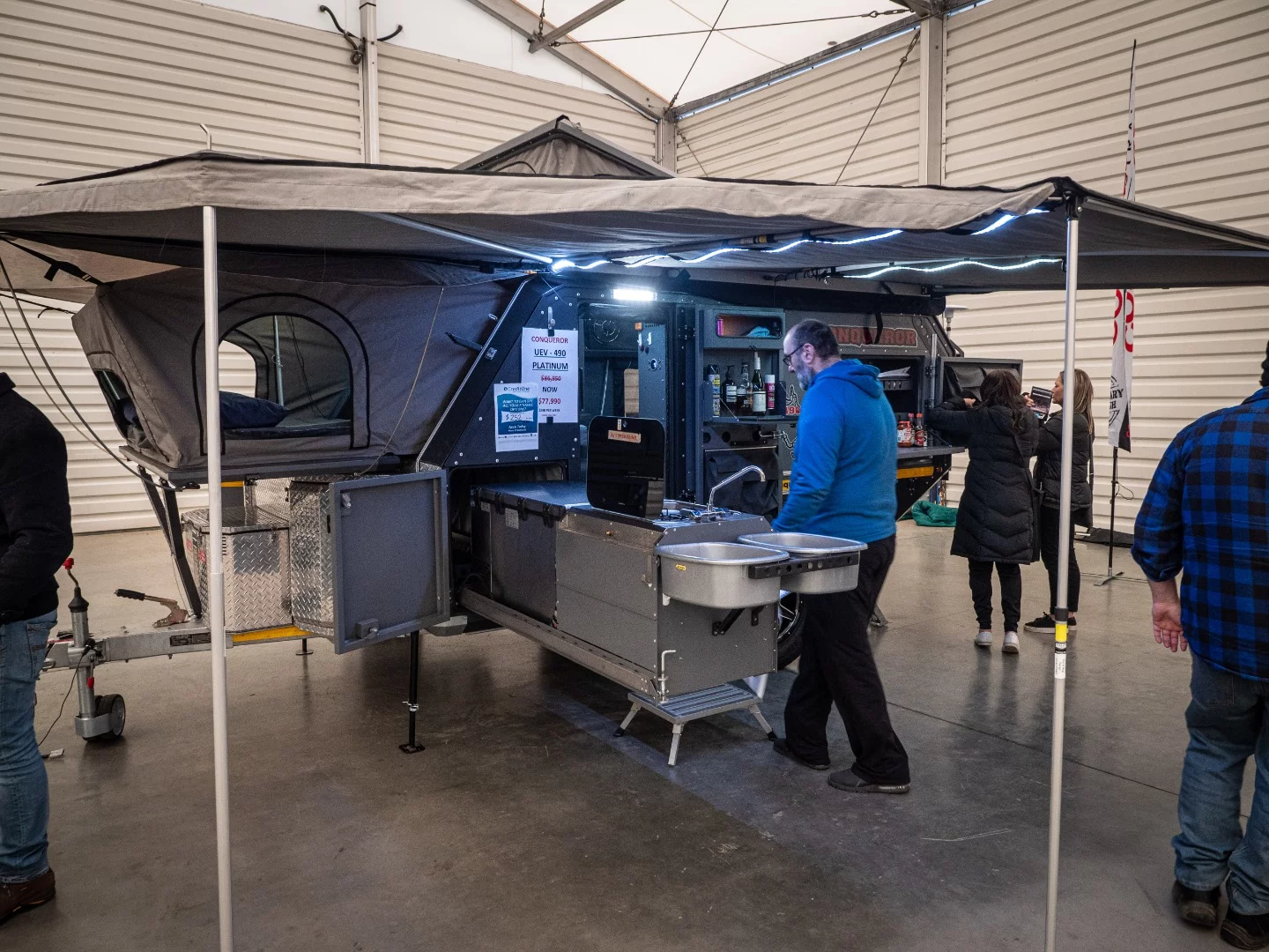 Conqueror's top-of-the-line UEV-490 Platinum is rugged and feature-loaded for AU$77,990