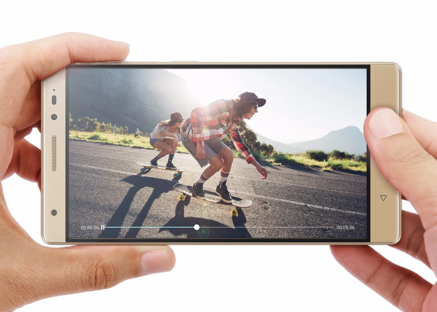 Lenovo also announced the PHAB2 Plus, which doesn't support Project Tango but does have two 13 MP cameras