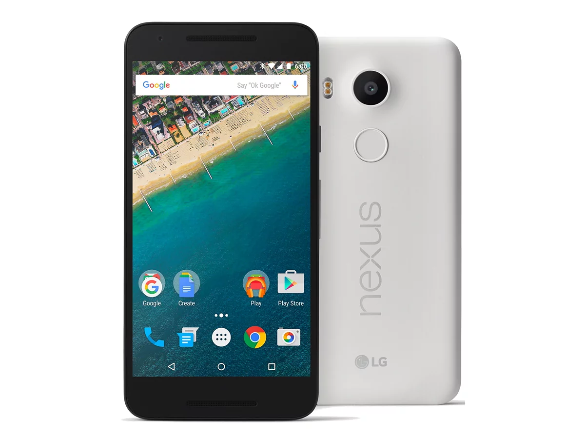 In 2015, Google brought out both the Nexus 5X (shown here) and the Nexus 6P