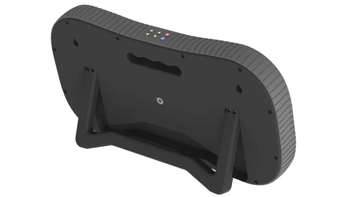 The integrated stand props the scoreboard up for easy viewing