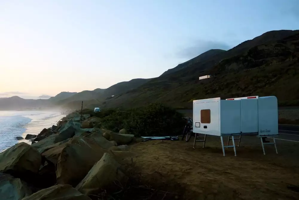 A rather nice perch for the Hitch Hotel